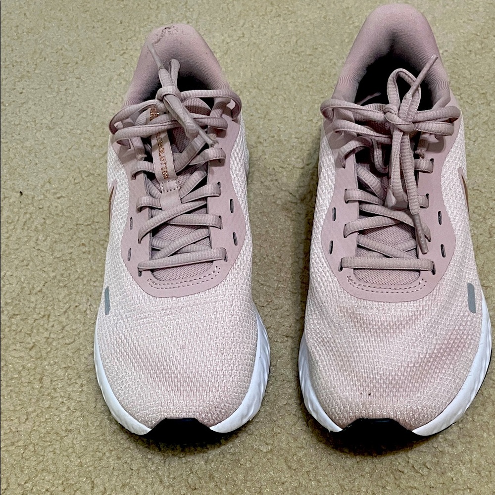 Pink Nike sneakers size 8